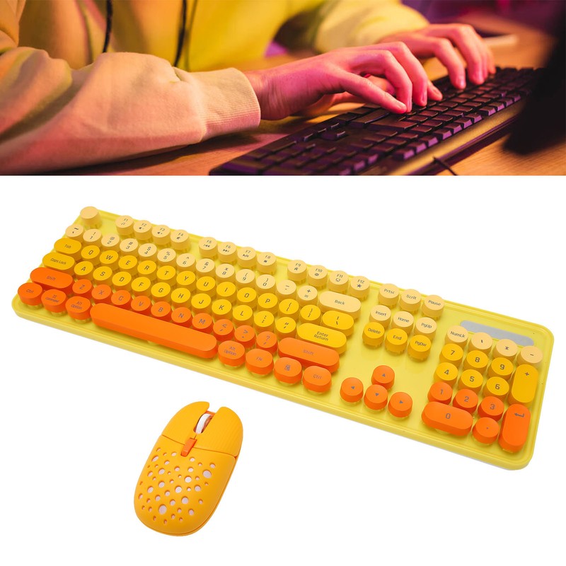 Wireless Keyboard and Mouse Combo 2.4G Wireless Mode Easy Operate