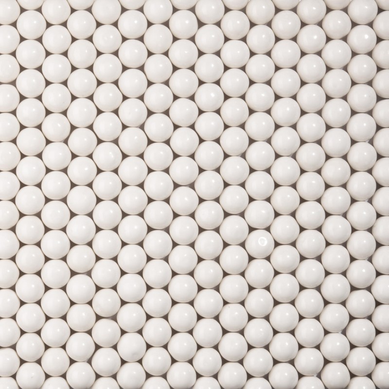 Candy Envy - White Gumballs - 1 Inch - Approximately
