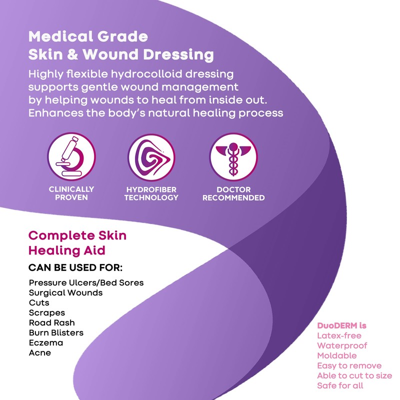 Convatec DuoDERM Control Gel Formula 4"x4" Hydrocolloid Sterile Adhesive Dressing