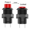 DIYhz 20Pcs SPST Latching Type Push Button Switch Off/ON AC