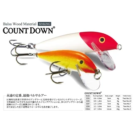 Rapala Countdown Balsa Juvenile Rainbow Trout Freshwater Fishing Lure, 5cm