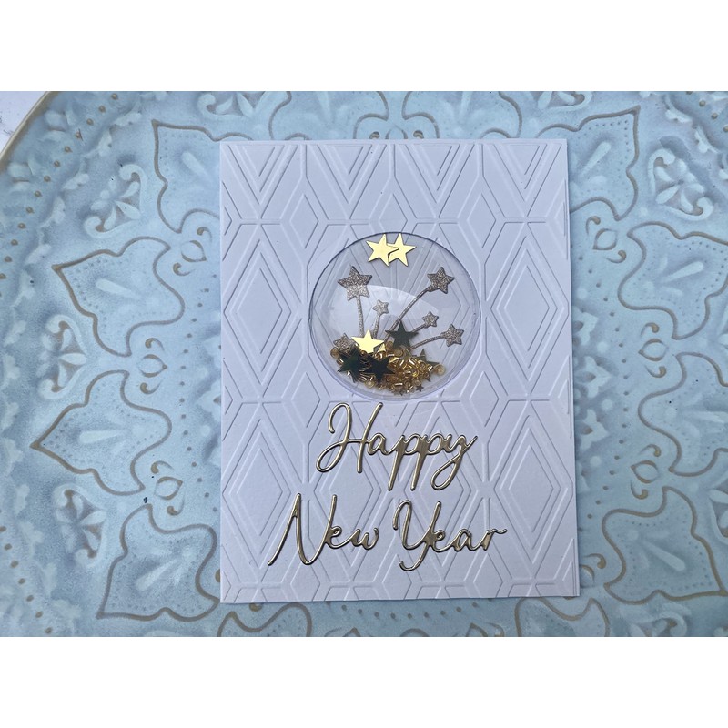 Sizzix Shaker Domes 663649, Circle, 6.4 cm, Pack of 6,