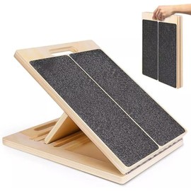 Venbytech for Portable Wooden Slant Board for Calf Stretching Squats Calf Stretcher