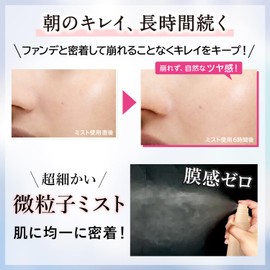 Moist Lab Make Keep Mist 85ml, Makeup Hold Mist, Sebum Control, Anti-Glare, Niacinamide, Glutathione, Made in Japan