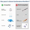 Pack of 4 Cannula Dropping Containers, Plastic Dropping Container for