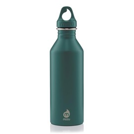 MIZU M8 Bottle - 25 oz / 750 ml Stainless Steel - Blue Green Tourmaline - Sports, Travel, Hiking, Cycling, Fitness, Smoothies, Backpacking - Daily Use, Home, Car, Adventures, Sports, Activities