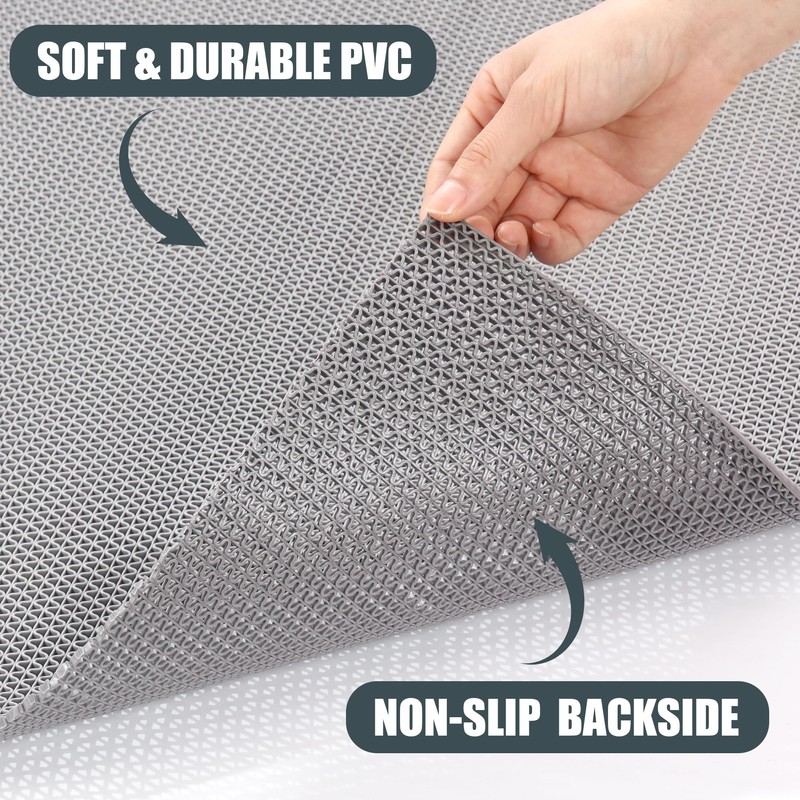58×32 Inches Extra Large Shower Mat, Anti Slip Bathtub Mat