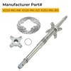M MAT Rear Axle Shaft & Rear Brake Rotor Disc