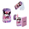 NIVEK Kulomi Lighter Kitty KT Torch Lighter Pink Flame Pocket