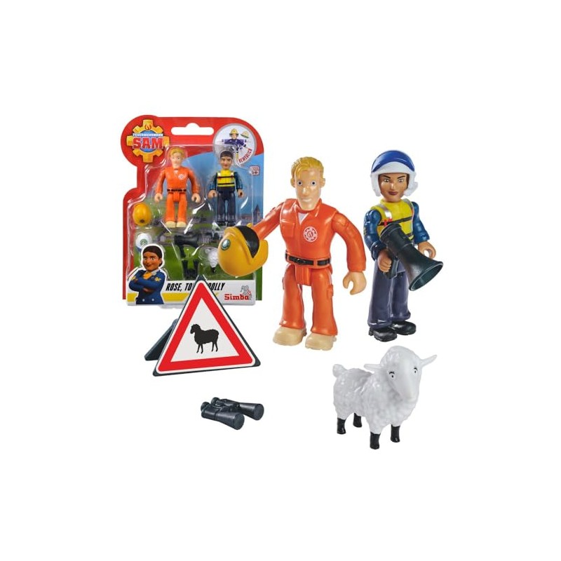 Rose, Tom, Wolly | Game Figure Set | Fireman Sam