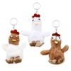 BZQCPLX 3 pcs Chicken Novelty Plush Animal, Funny Chicken Stuffed