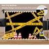 Construction Site Theme Backdrop for Construction Themed Birthday Party MEETSIOY