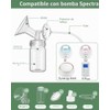 Piezas de extractor de leche compatibles con Spectra S1/S2/9 Plus/Synergy