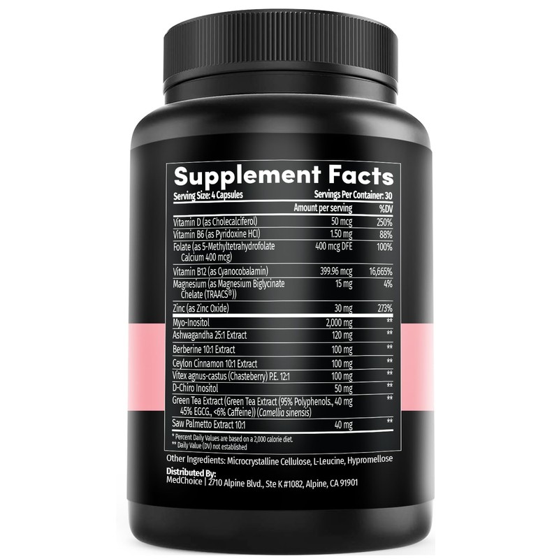 14-in-1 Inositol Supplement & Hormone Support for Women - 40:1