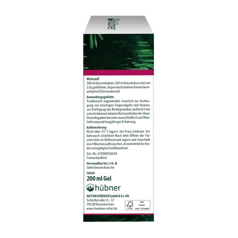 Hübner® Skin Hair Nails + Connective Tissue - Silicea Balm