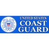 US Coast Guard Logo Bumper Sticker, 3 1/2" x 10"