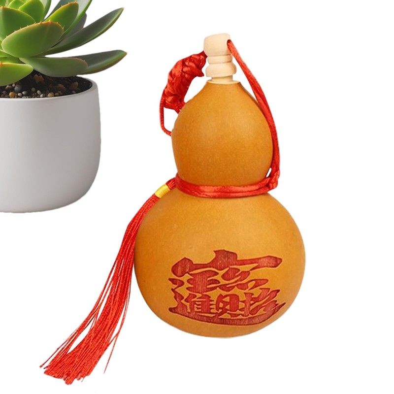 Dried Gourds | Small Decorative Gourd Statue Decor,Good Luck Calabash