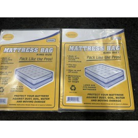 Penske 2 New Mattress Bag 2.5mm Cover King Size 10” X 78” X 96” Moving Supplies Large