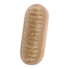 IWOWHERO Double Sided Fingernail Cleaning Brush Professional Nail Manicure Tool for Home Use Durable and Comfortable Grip for Nail Art Enthusiasts Fluffy Brush Design