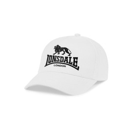 Lonsdale Men's Beckbury Cap, white / black