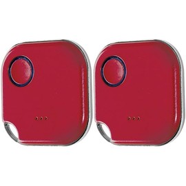 SHELLY Bluetooth Switch and Dimmer, Blu Button1, Plug & Play, Red, Set of 2
