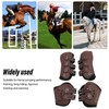 Horse Leg Guard Shock Absorption Protective Lightweight Adjustable Horse Front