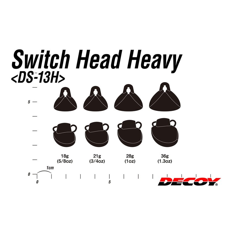Katsuichi Decoy DS-13H Switch Head Heavy #36g (1.3oz)