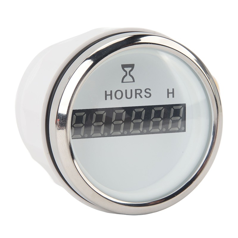 DC 9‑32V 52MM Boat Round Digital Hour Meter High Precise