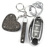 YIKECASE Key Fob Cover with Diamond Keychain, Car Key Holder