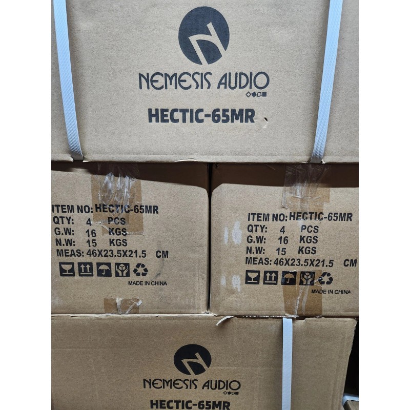 Nemesis Audio Hectic-65MR 6.5" 375 watts rms 4 Ohm Midrange
