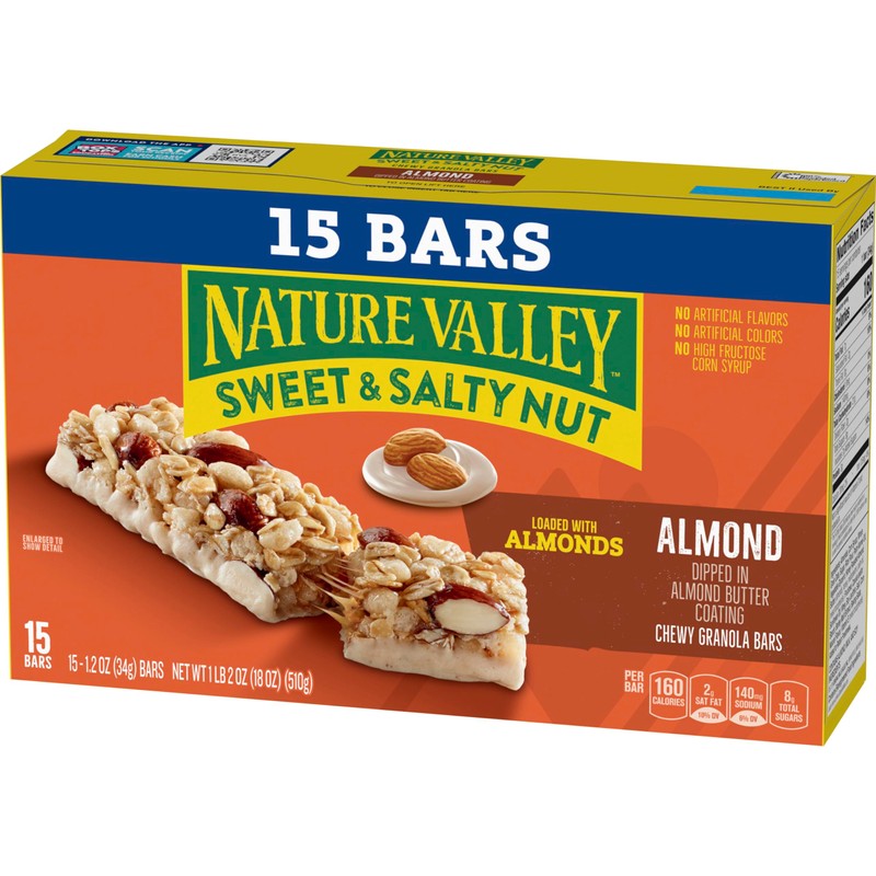 Nature Valley Sweet and Salty Nut Granola Bars, Almond, 15