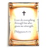 Philippians 4:13 Bible Verse Fridge Magnet (2.5 x 3.5 inches)