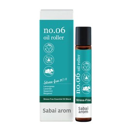 Sabai arom Aroma Oil Roller No.6 Stress Away 0.3 fl oz (8 ml)