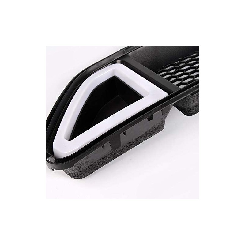 CHEDA Mesh Front Bumper Upper Hood Grille, Compatible With 2015-2017