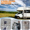 Telescoping Ladder,12.5FT,Heavy Duty 330lbs Max Capacity,Suitable for RVs, attics, Rooftops