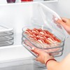 Tioncy Deli Meat Container for Fridge Bacon Container for Refrigerator