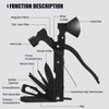 Mutoto 14-in-1 Multi Tools Hatchet Hammer Camping Gear, Multitool Hatchet