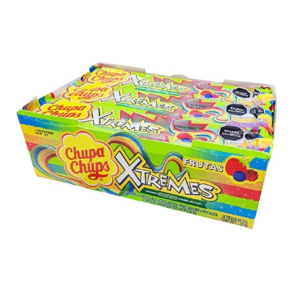 Chupa Chups Air Xtremes Chupa Chups Xtremes Sabor Frutas 18pz
