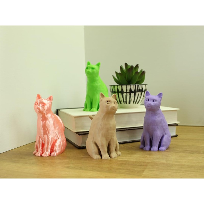 Sitting Cat Figure – Feline Sculpture for Home and Office