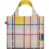 LOQI Museum Piet Mondrian Reusable Shopping Bag, New York City 3, One Size