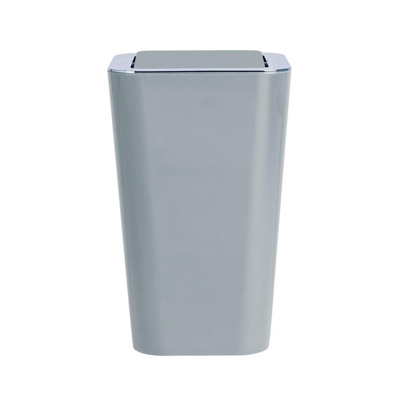 Wenko Candy White Swing Top Bin Cosmetic Bin, Volume: 6