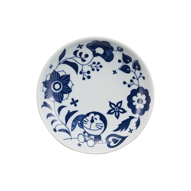 Kaneshotouki 009176 Doraemon Hasami Ware Plate, Small Plate, Diameter 3.9