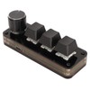 Mini 3 Key Keypad with Knob Custom Programming Hot Swappable