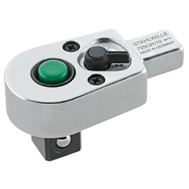 Stahlwille 725QR/ 4 Ratchet Wrench with QuickRelease, Silver, 1/4-Inch-9 x 12 mm