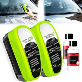 2 Set Clear Vision Windshield Cleaner,Clear Vision Glass Cleaner