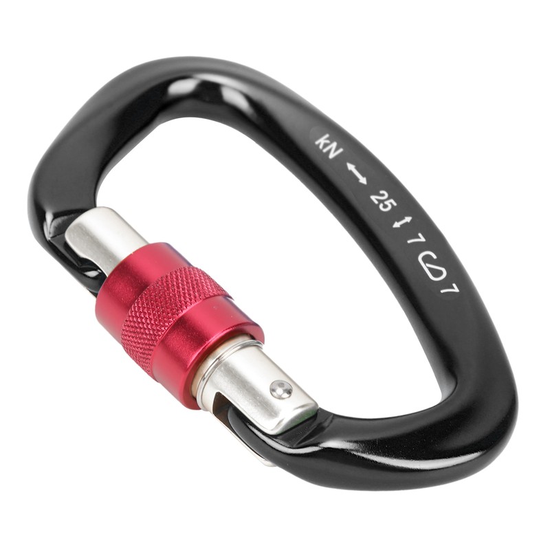 Climbing Carabiner Heavy Duty AntiSlip Design Durable Light Carabiner Clip