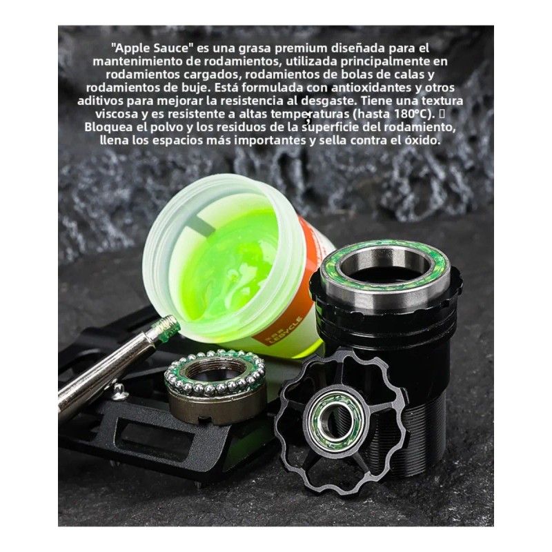 Grasa Para Bicicleta 50g Lubricación De Cojinetes Mazas