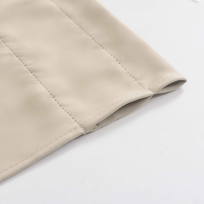 Aquazolax Window Treatments Curtain Valance Rod Pocket Top Scalloped Valance