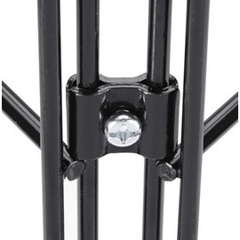 Gridwall Joining Clips Connectors for Grid Panels - 50 Pcs - Black Color