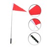 VICASKY 1.2m Portable Hand Flag for Tour Guide Traffic Signal